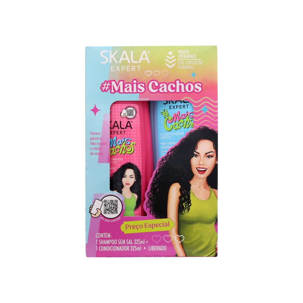 Kit champú y acondicionador Mais Cachos Skala (325 ml) - Imagen 1