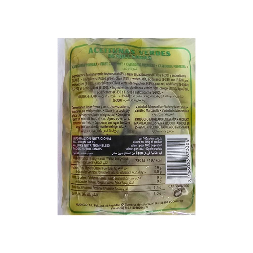 Aceitunas verdes deshuesadas Diamir (180 g / 6.34 oz) - Miniatura 3