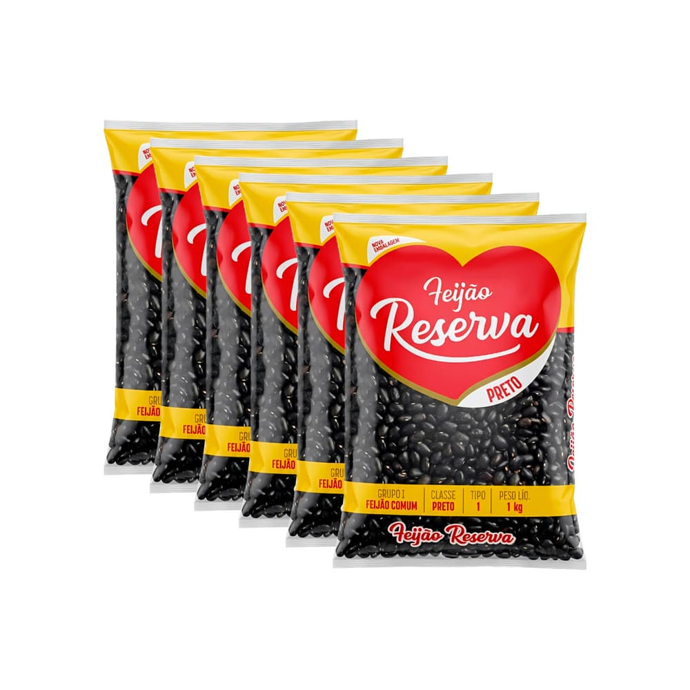 Frijoles negros Reserva (6 x 1 kg / 2.2 lb) - Miniatura 1