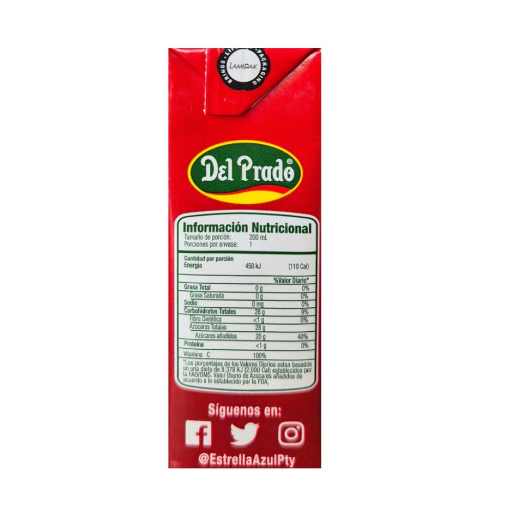 Néctar de pera Del Prado (12 x 200 ml) - Miniatura 3