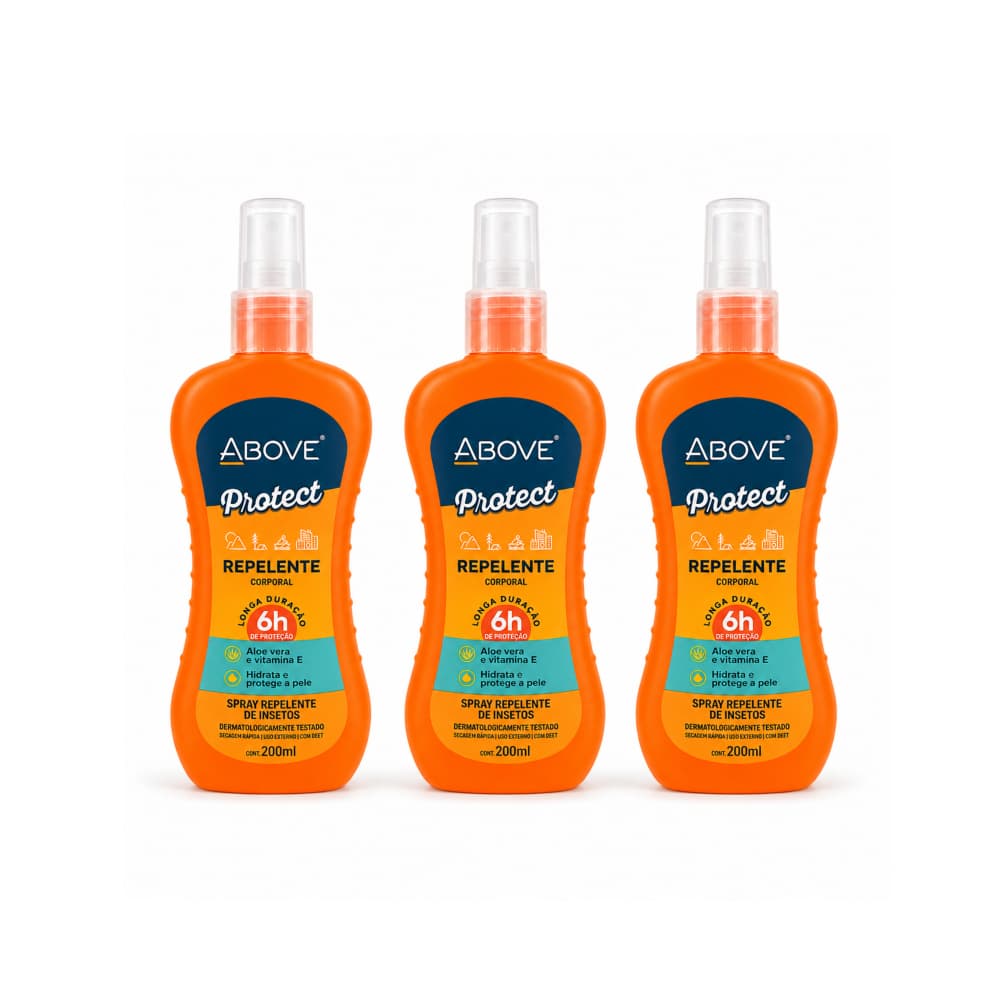 Repelente aerosol Above Protect (3 x 200 ml) - Miniatura 1