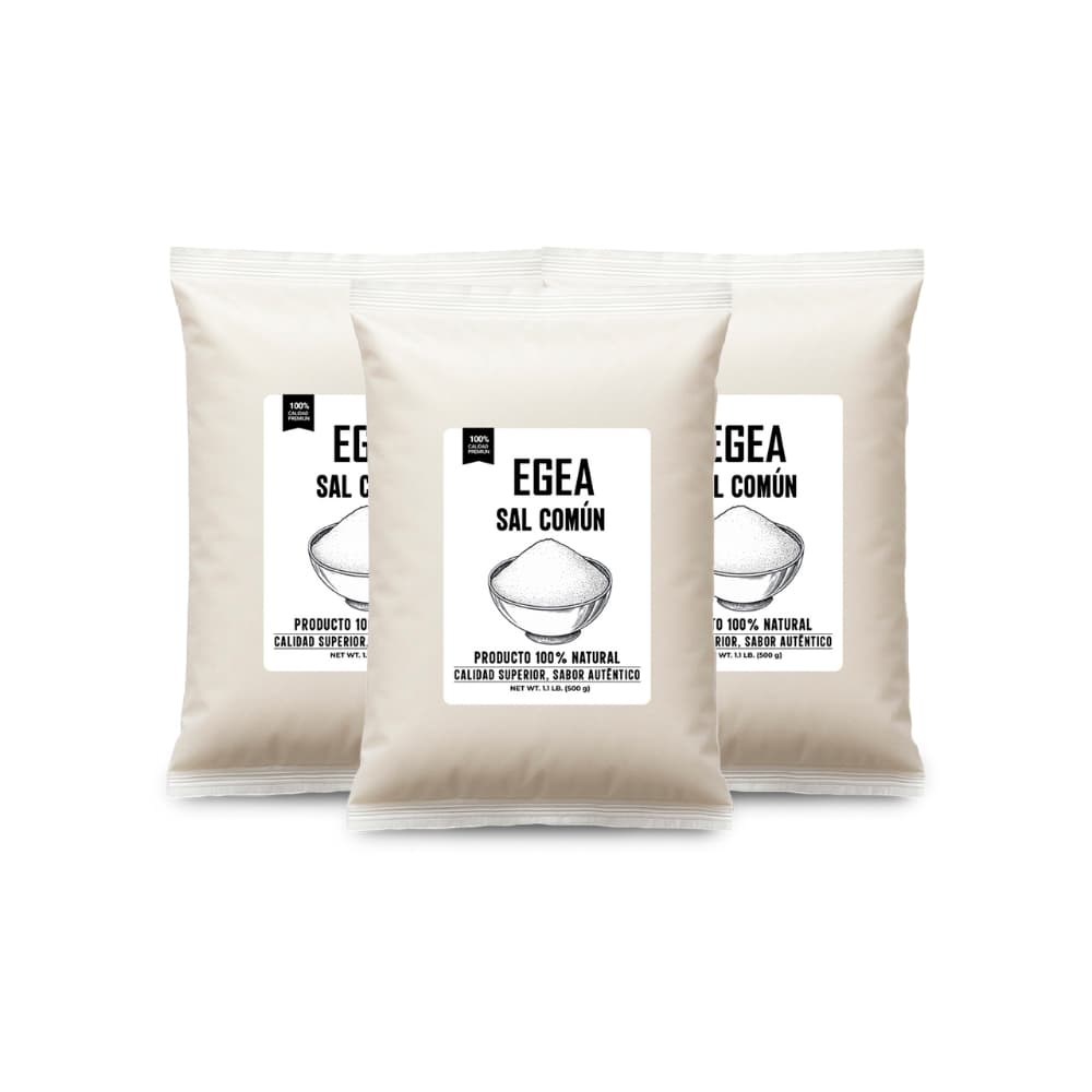 Sal común EGEA (3 x 500 g / 1.1 lb) - Miniatura 1