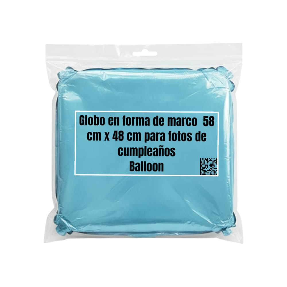 Globo en forma de marco 58 cm x 48 cm para fotos de cumpleaños Balloon - Miniatura 2