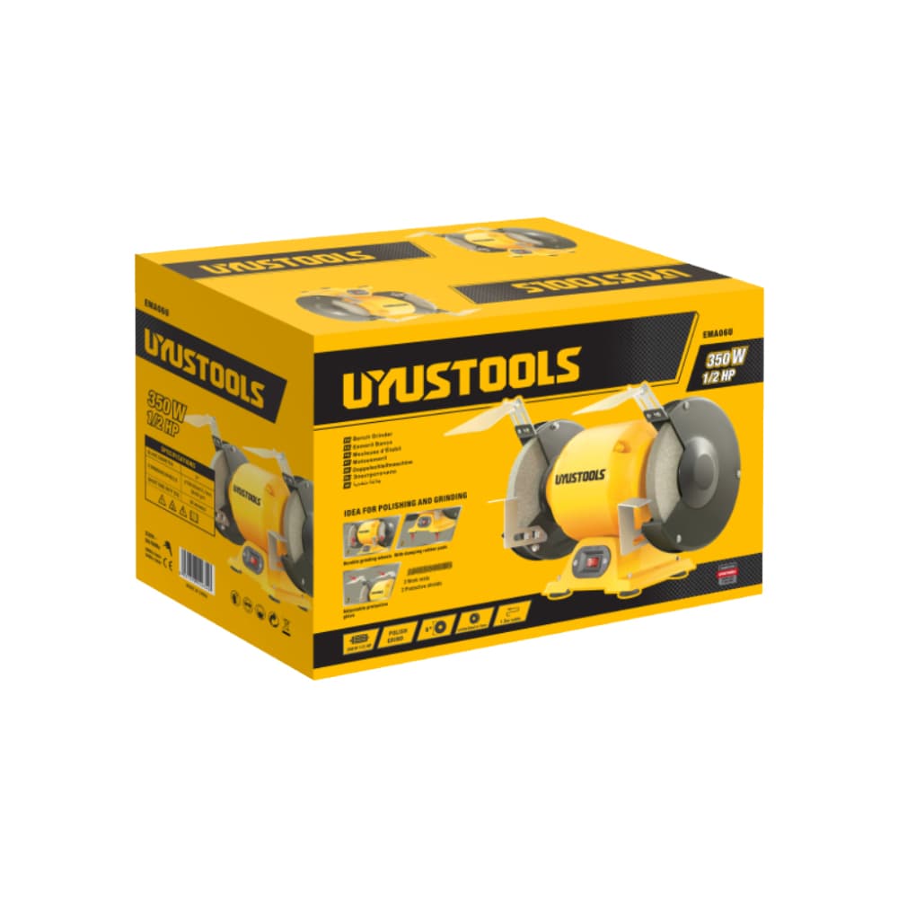 Esmeril de banco 6" / 350 W Uyus Power EMA06U-P - Miniatura 6