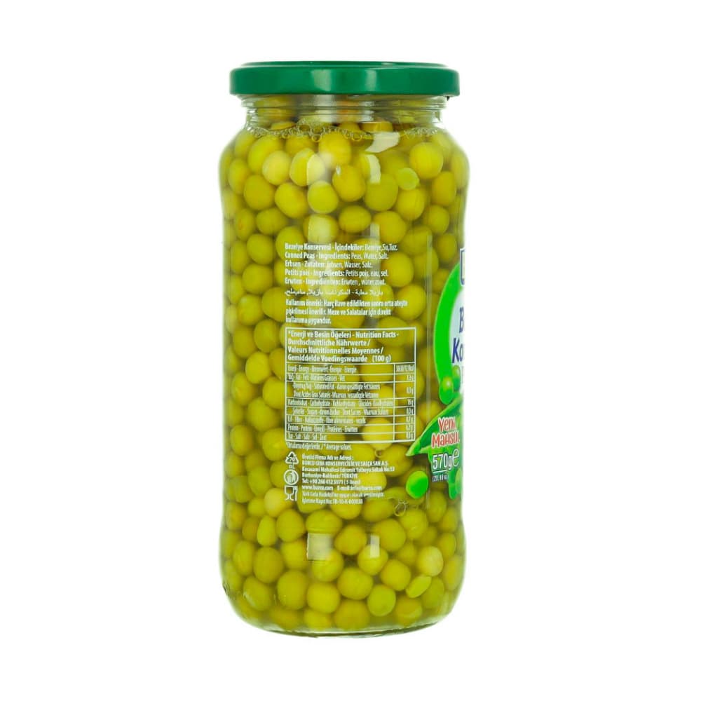 Guisantes verdes Burcu (570 g / 1.26 lb) - Miniatura 2