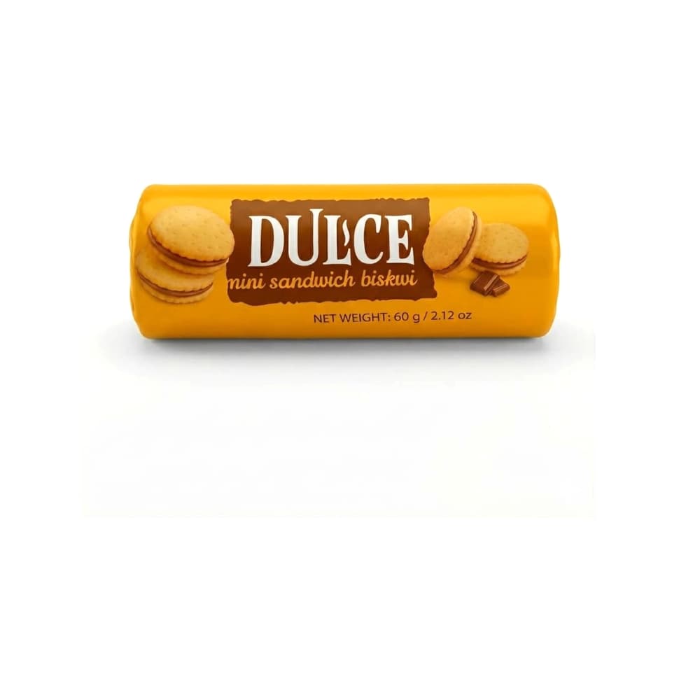 Galleta sandwich con crema de cacao y avellana Dulce (60 g / 2.12 oz) - Miniatura 1