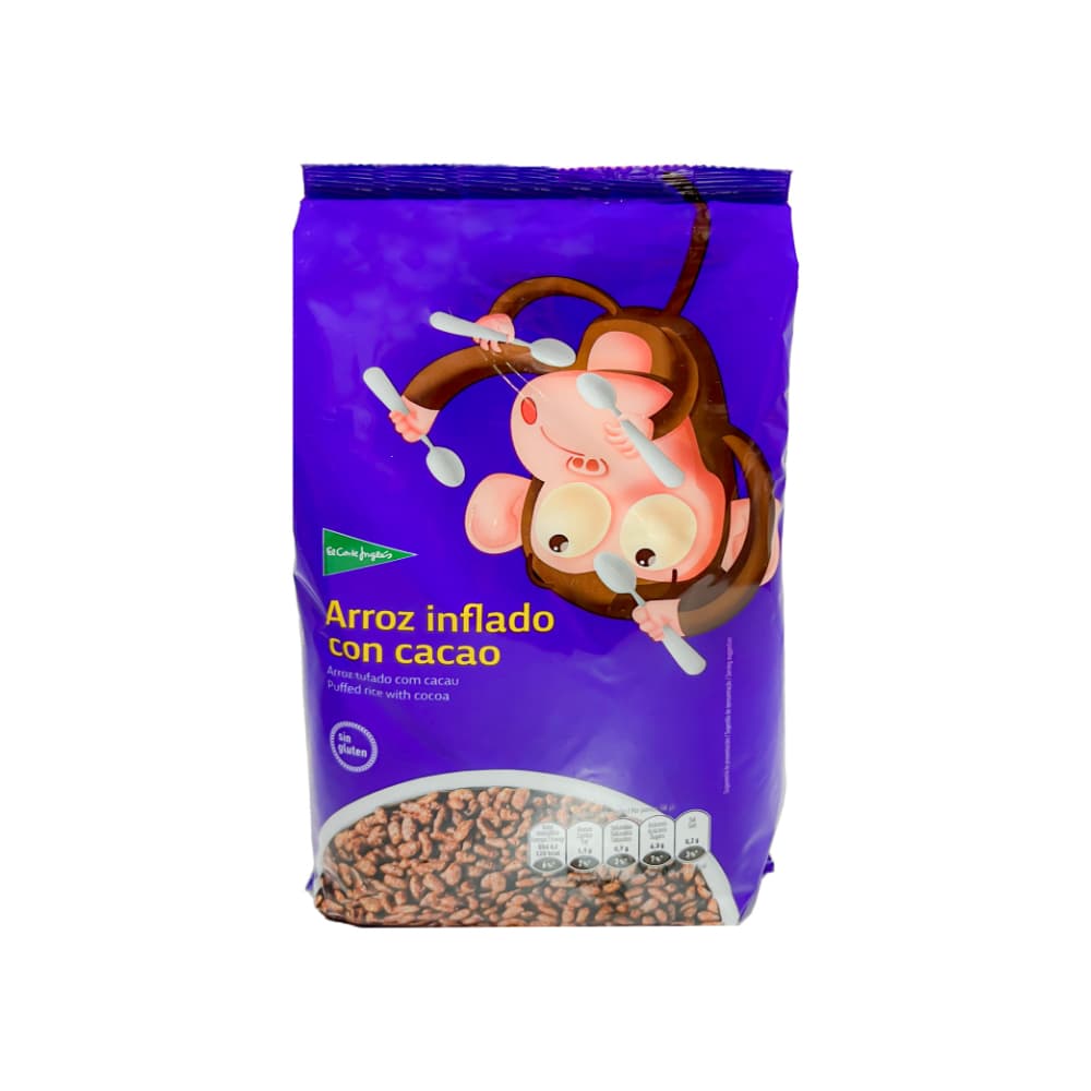 Cereal de arroz inflado con cacao (3 x 500 g / 1.1 lb) - Miniatura 2