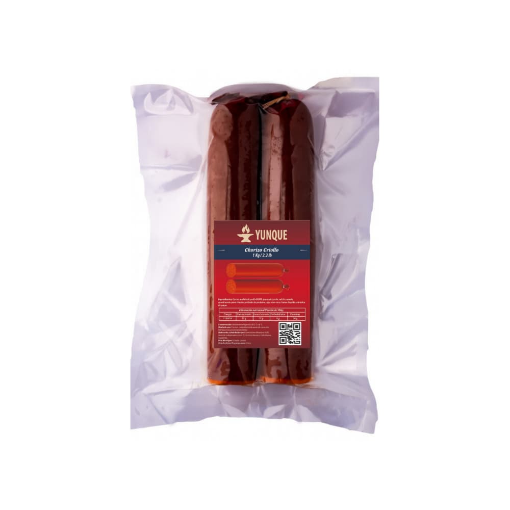 Chorizo criollo Yunque (1 kg / 2.2 lb) - Miniatura 1