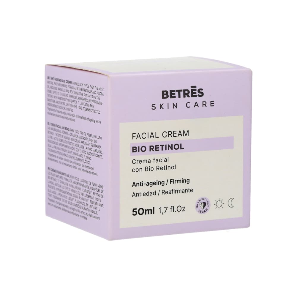 Crema facial con Bio Retinol Antiedad/Reafirmante BETRES (50 ml / 1.7 oz) - Miniatura 2