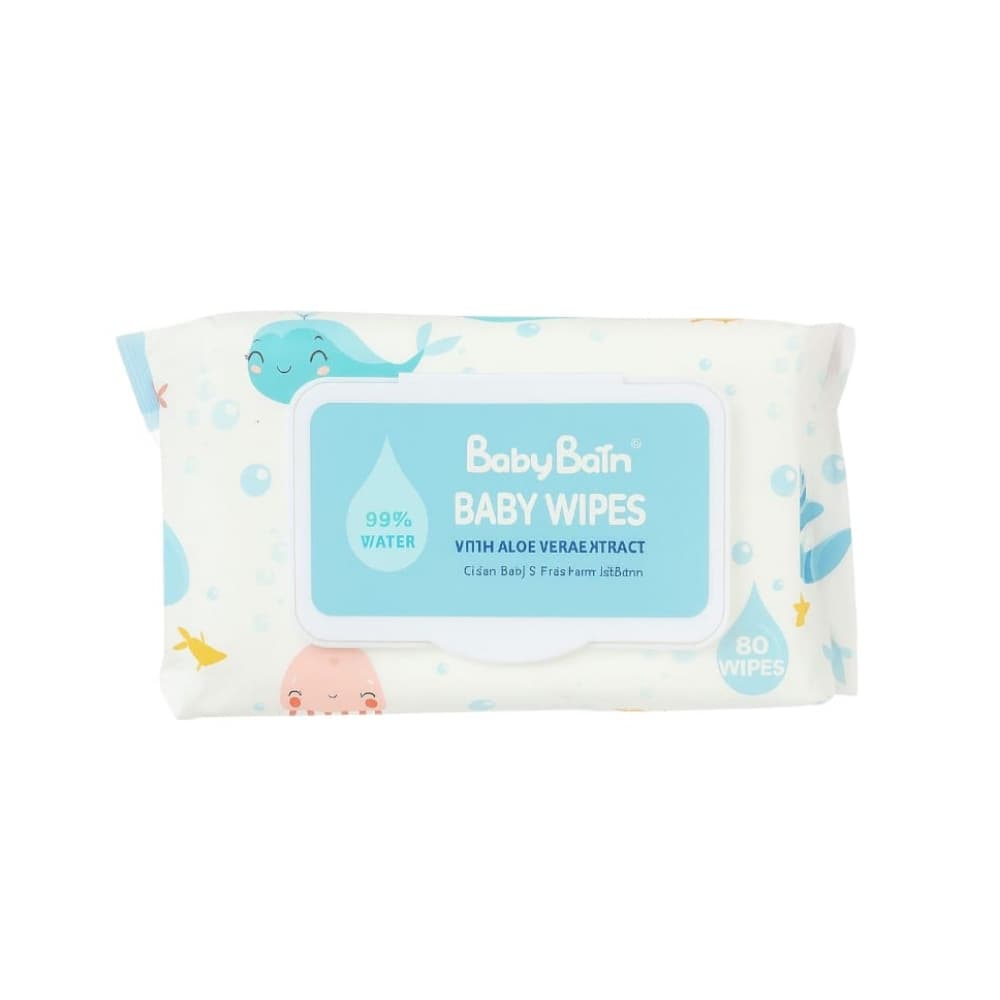 Toallitas húmedas con aloe vera Baby Bain (80 U) - Imagen 1