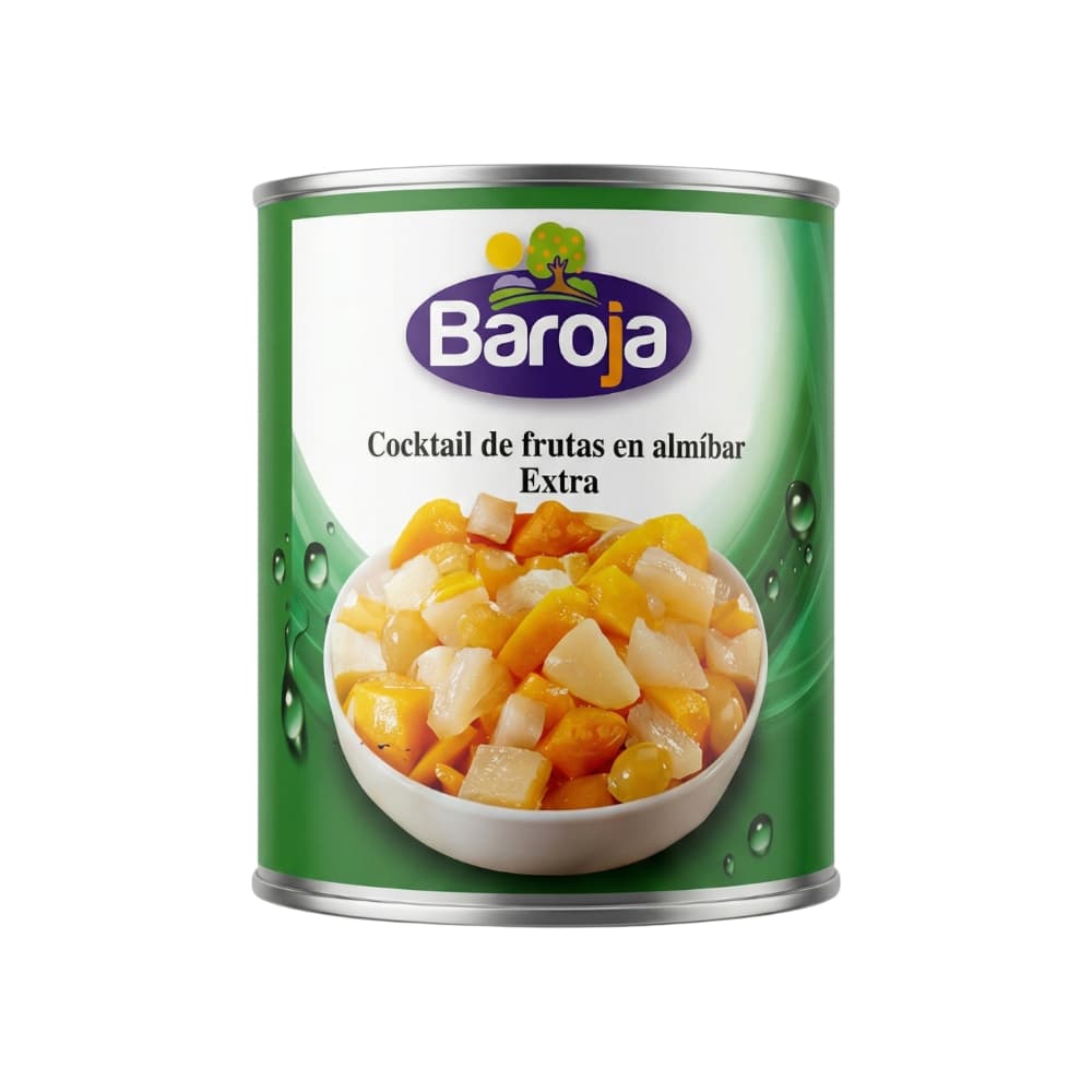 Cocktail de frutas en almíbar extra Baroja (840 g / 1.85 lb) - Miniatura 1