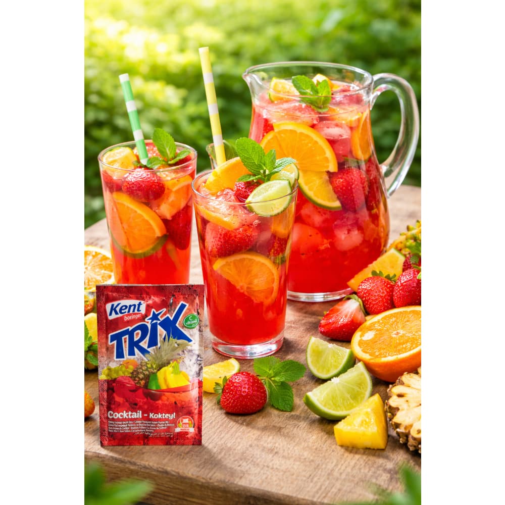 Caja de refresco en polvo sabor cóctel Trix (24 x 9 g) - Miniatura 5
