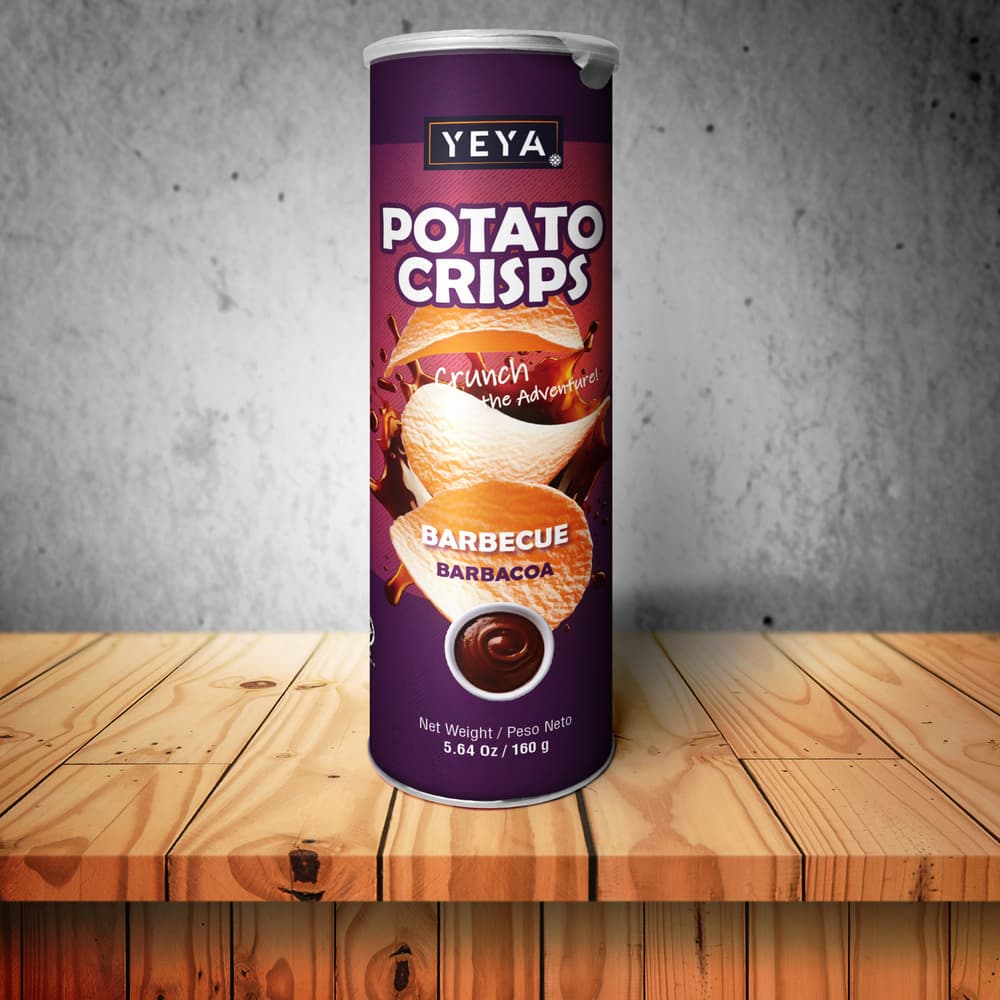 Papas fritas crujientes sabor a salsa barbacoa YEYA (160 g / 5.64 oz) - Miniatura 4
