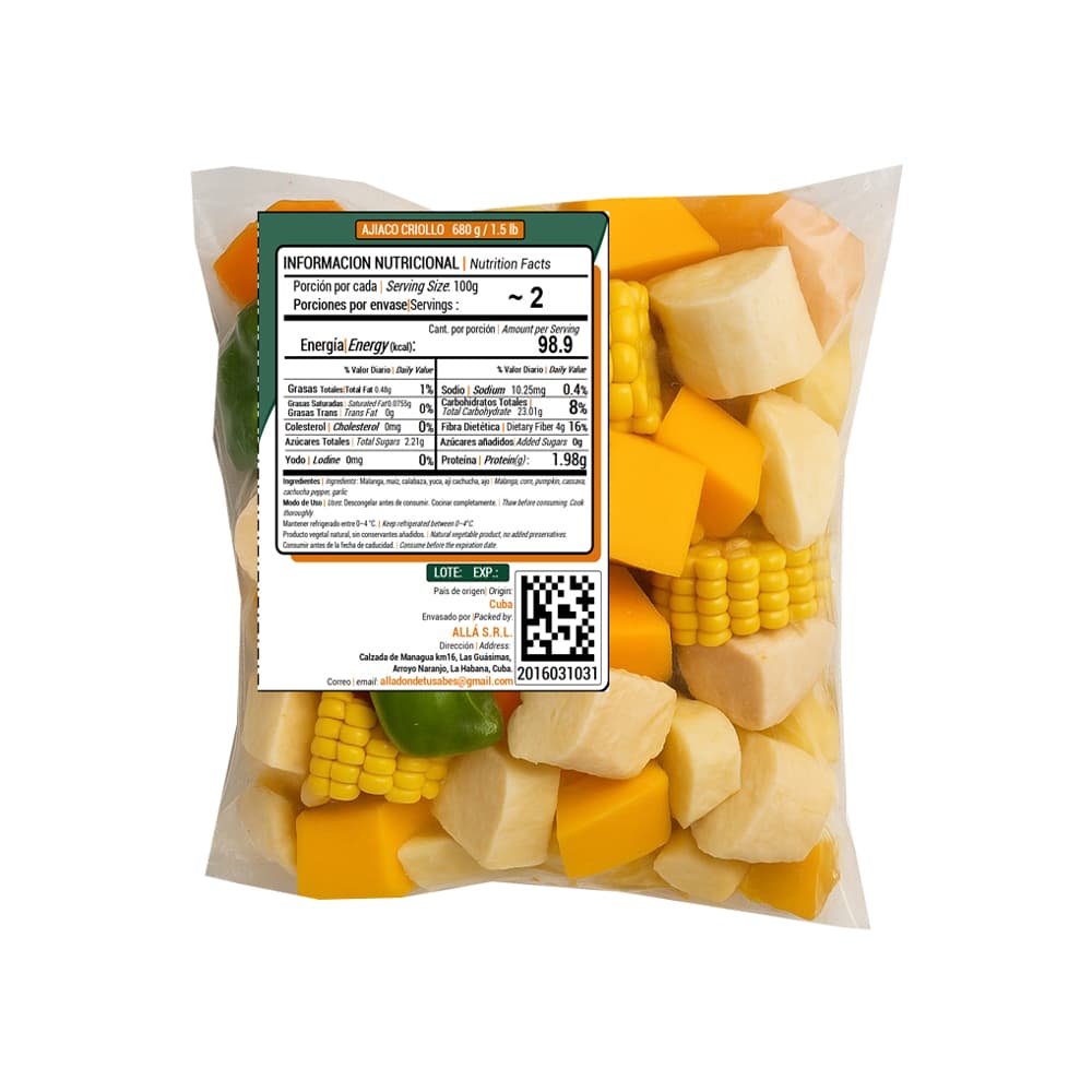 Ajiaco criollo ALLÁ (680 g / 1.5 lb) - Miniatura 3