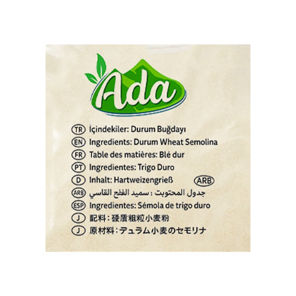 Pasta coditos Ada (6 x 500 g / 1.1 lb) - Miniatura 3