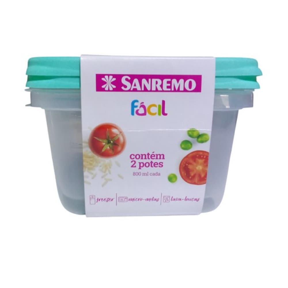 Juego de 2 pozuelos de comida hermético Sanremo - Imagen 1