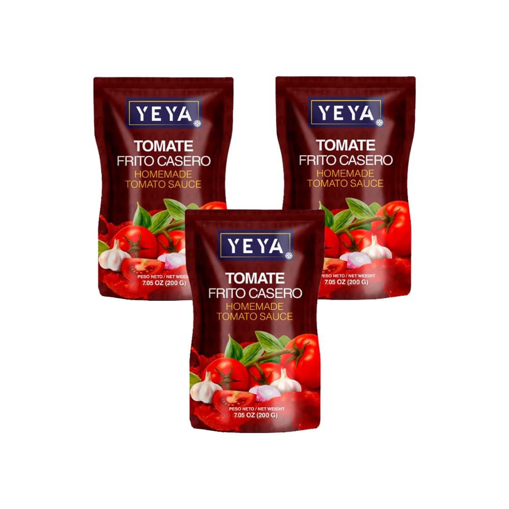 Tomate frito casero YEYA (3 x 200 g / 7.05 oz) - Miniatura 1