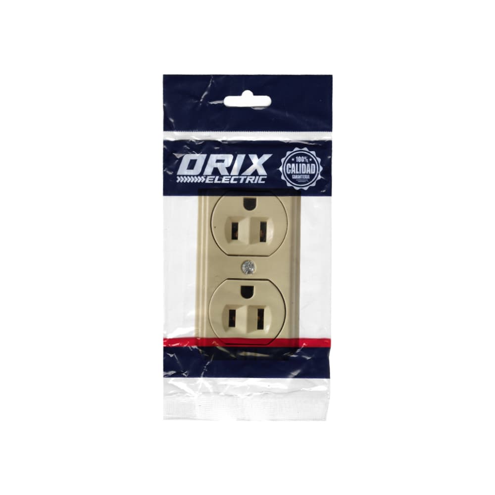 Tomacorriente doble de sobreponer - enchufe eléctrico de superficie - de 10 A / 125 V Orix - Miniatura 3