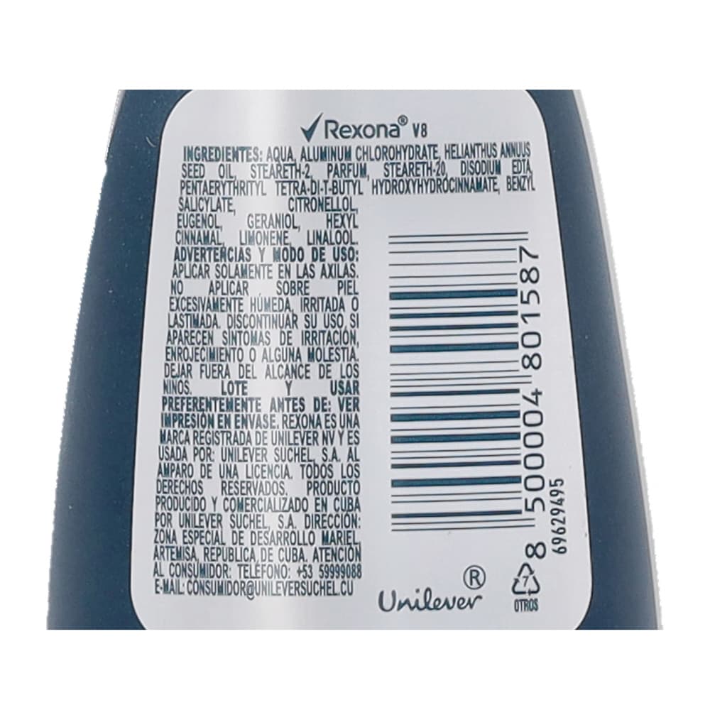 Desodorante antitranspirante Roll on Rexona (50 ml) - Miniatura 3