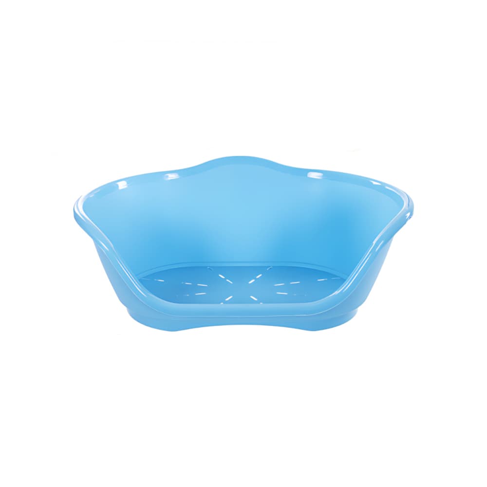 Cuna de plástico azul para mascotas de 65 cm x 41 cm Casa y Menaje - Miniatura 1