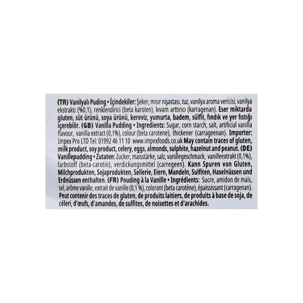 Natilla sabor vainilla Kent boringer (125 g / 4.40 oz) - Miniatura 3