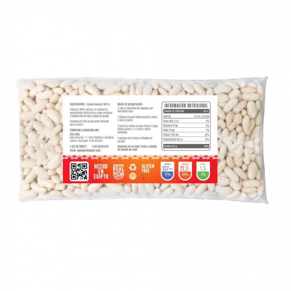 Frijoles blancos Cosecha Real (8 x 500 g / 1.1 lb) - Miniatura 2