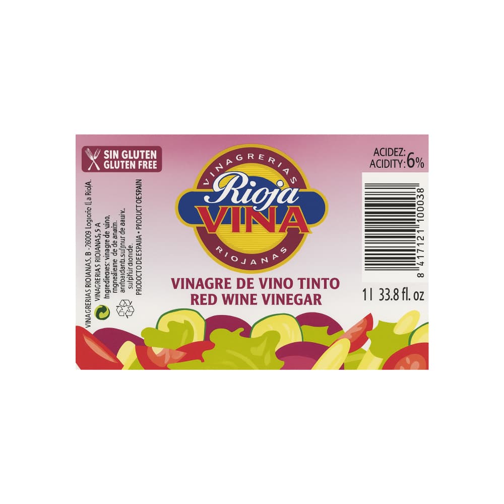 Vinagre de vino tinto Riojavina (1 L) - Miniatura 2