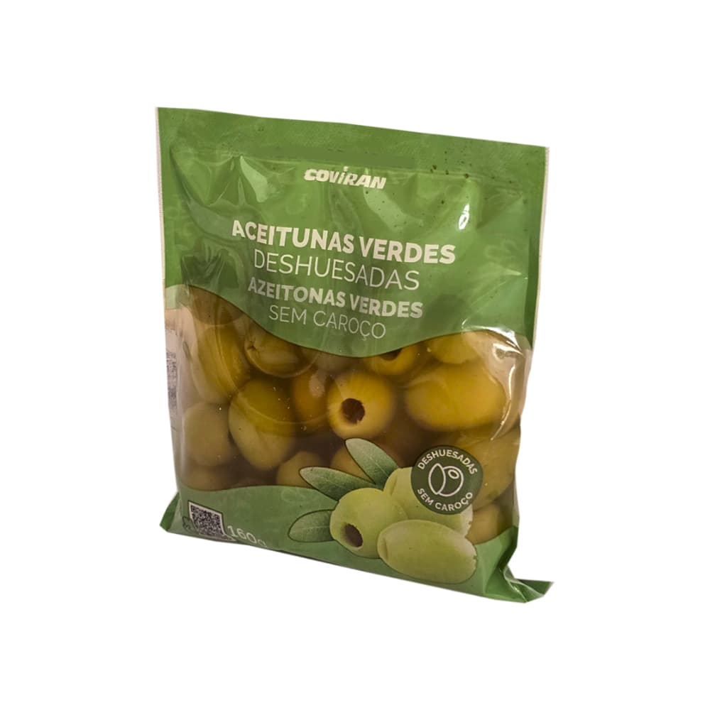 Aceitunas verdes deshuesadas Coviran (160 g / 5.64 oz) - Imagen 1
