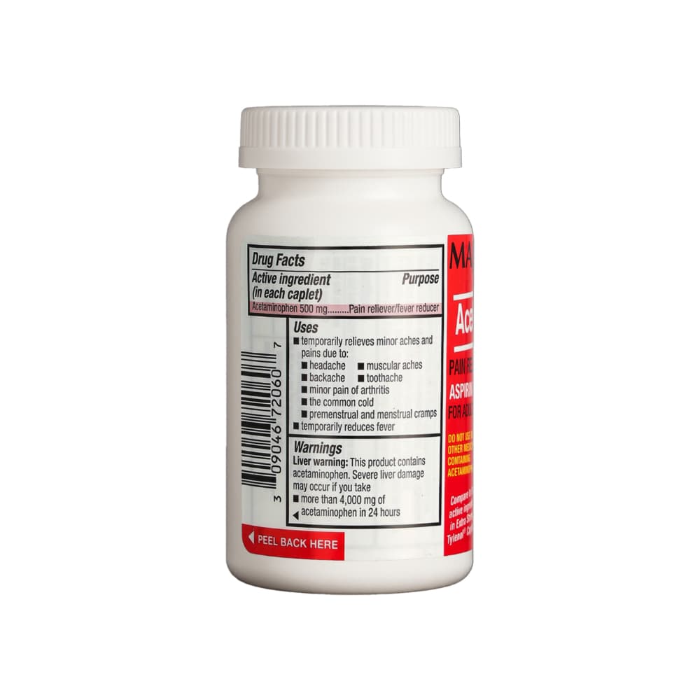 Acetaminofén 500 mg Major (100 tabletas) - Miniatura 3