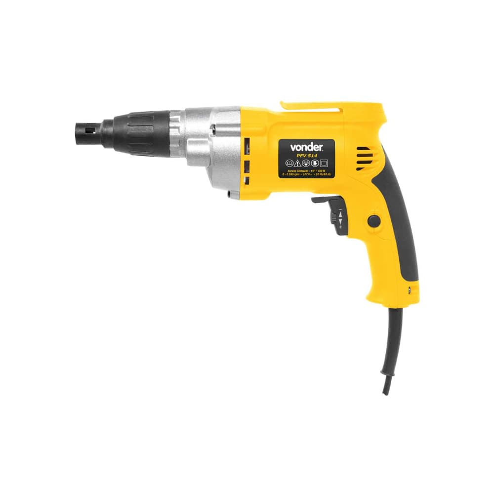 Destornillador - Atornillador eléctrico de 1/4" 127 V 500 W Vonder PFV514 - Miniatura 2