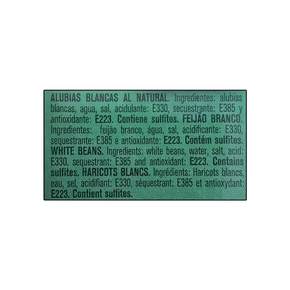 Alubias blancas cocidas Mocitos (400 g / 14.1 oz) - Miniatura 3