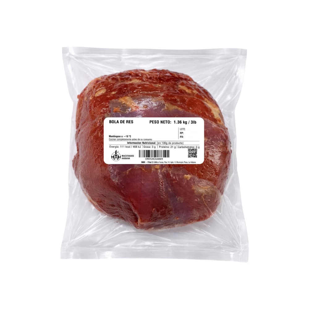 Bola de res Macerados Habana (1.36 kg / 3 lb) - Miniatura 1