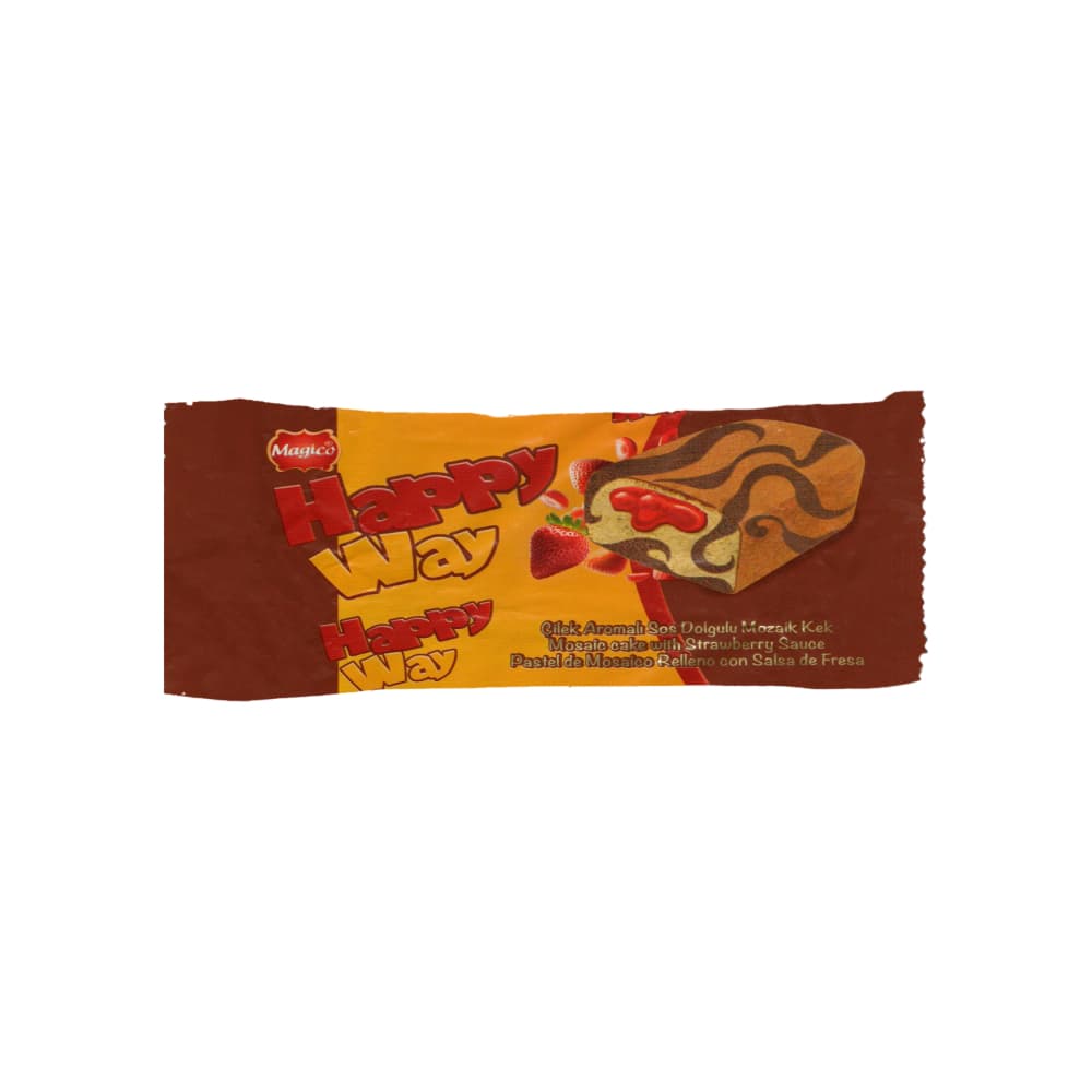 Pastel de mosaico relleno con salsa de fresa Magico (50 g / 1.76 oz) - Imagen 1