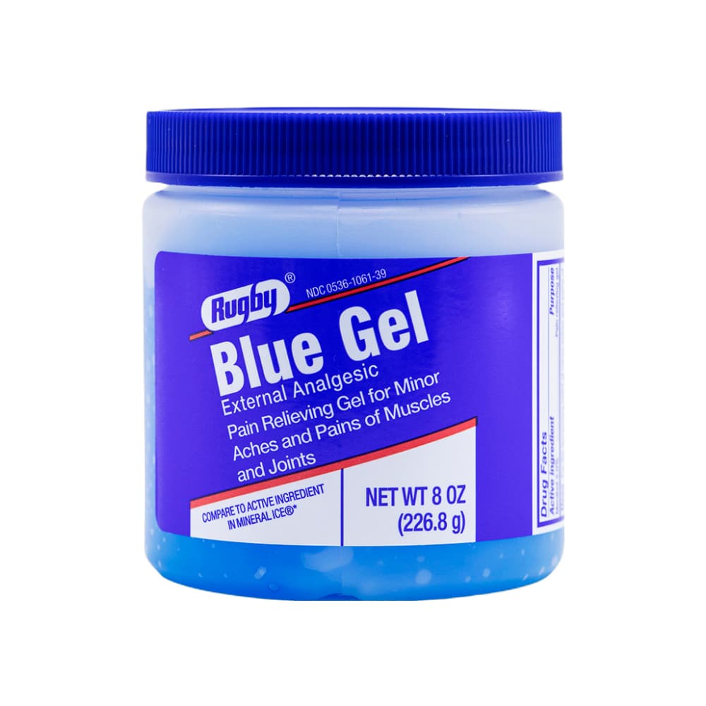 Gel Analgésico Azul Rugby (226.8 g / 8 oz) - Imagen 1
