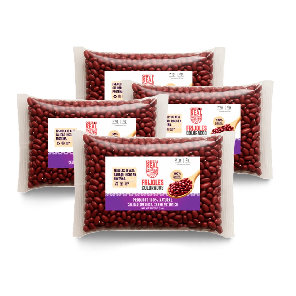 Frijoles colorados Cosecha Real (4 x 1 kg / 2.2 lb) - Imagen 1