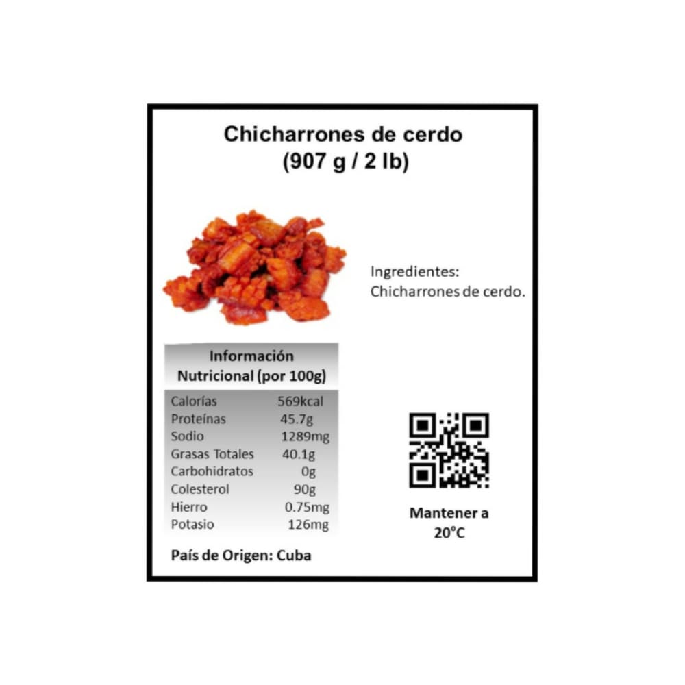 Chicharrones de cerdo Pida (907 g / 2 lb) - Miniatura 2