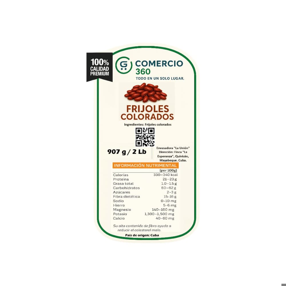 Frijoles colorados Comercio-360 (907 g / 2 Lb) - Miniatura 5