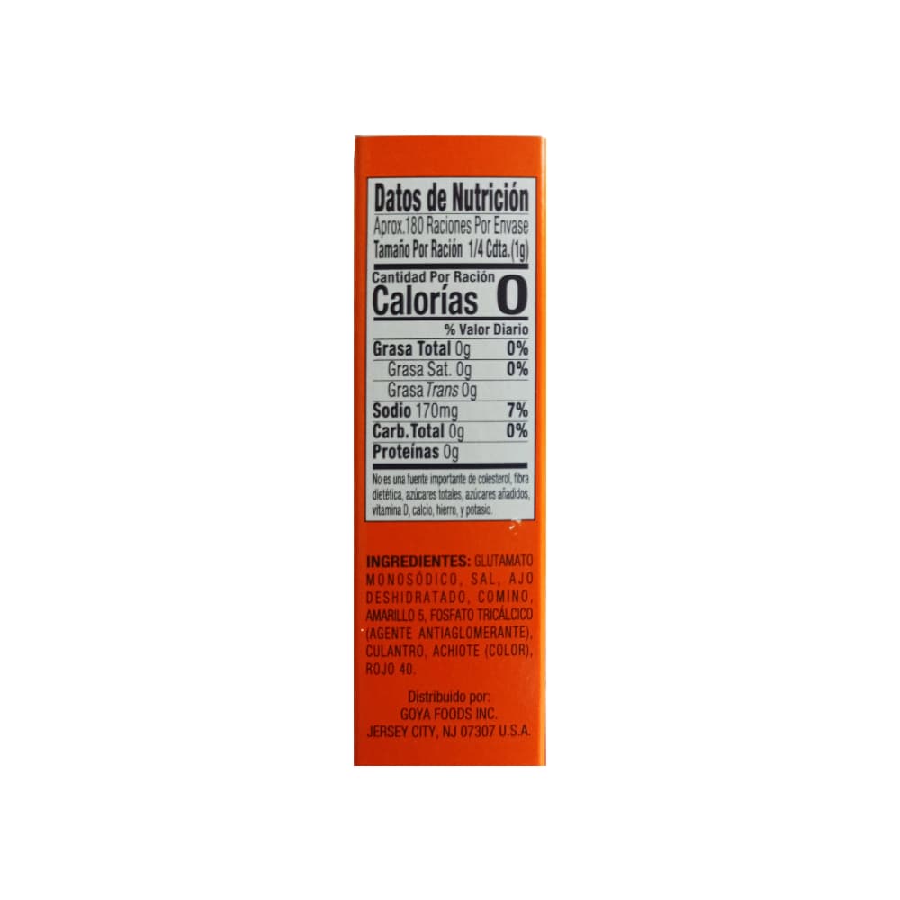 Sazón con culantro y achiote Goya (180 g / 6.34 oz) - Miniatura 6