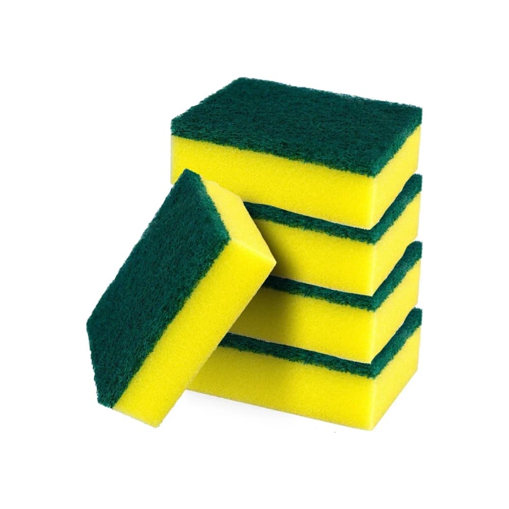 Combo esponja con fibra verde (3 U) + Estropajo de fibra para cocina Hada (10 U) - Miniatura 3