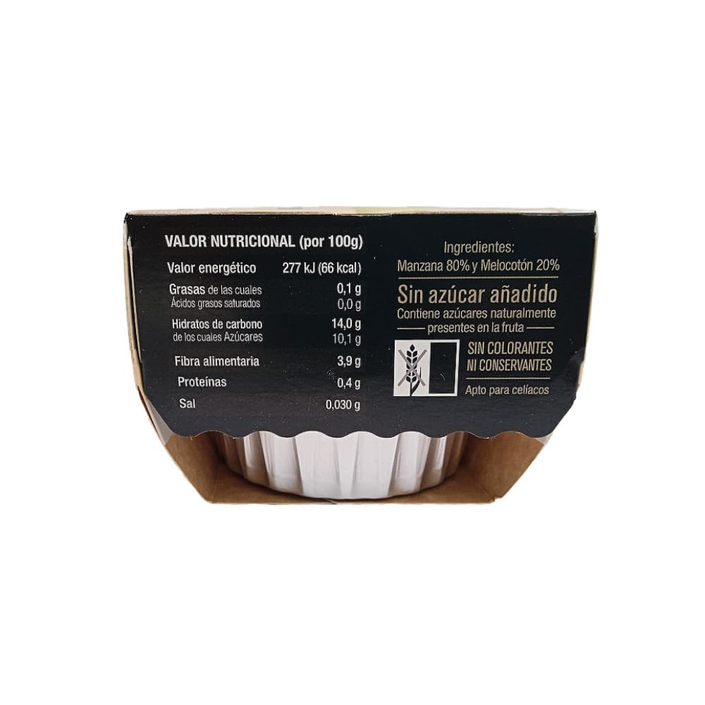 Postre - compota - de manzana y melocotón Anela Fruits (200 g / 7.05 oz) - Miniatura 2