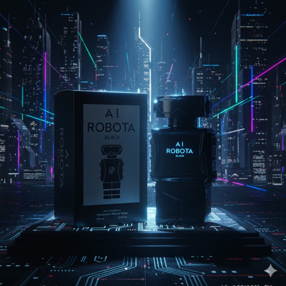 Eau de Parfum para hombre AI Robota Black Secret Plus (100 ml) - Miniatura 4