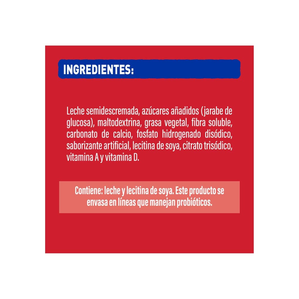 Alimento en polvo para preparar bebida a base de leche con grasa vegetal, adicionado de vitaminas y minerales Nestlé Carnation Clavel (520 g / 1.14 lb) - Miniatura 3