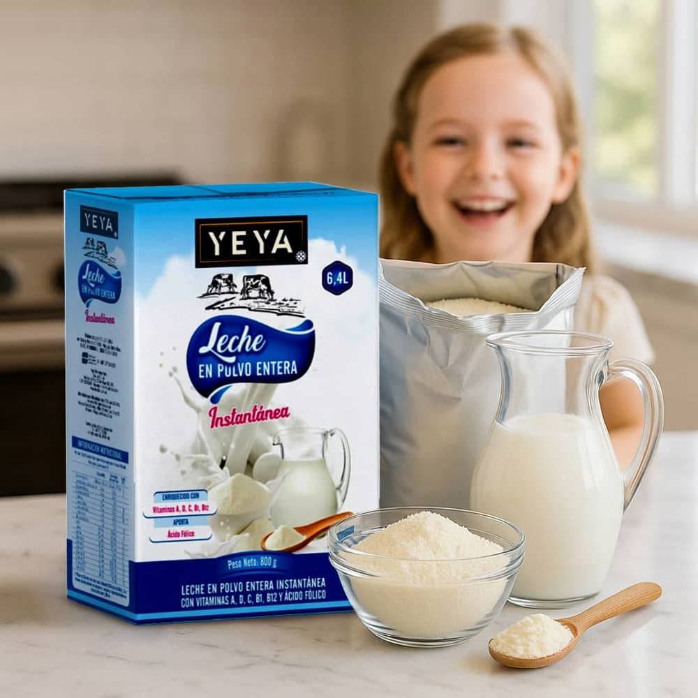 Leche en polvo entera YEYA (800 g / 1.76 lb) - Miniatura 4