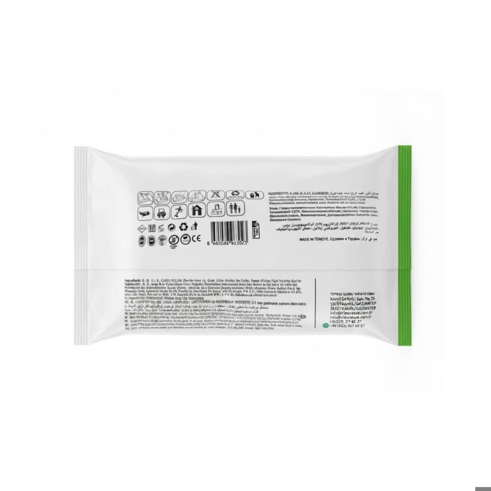 Toallitas húmedas con extracto de aloe vera Clean Ease (120 U) - Miniatura 2