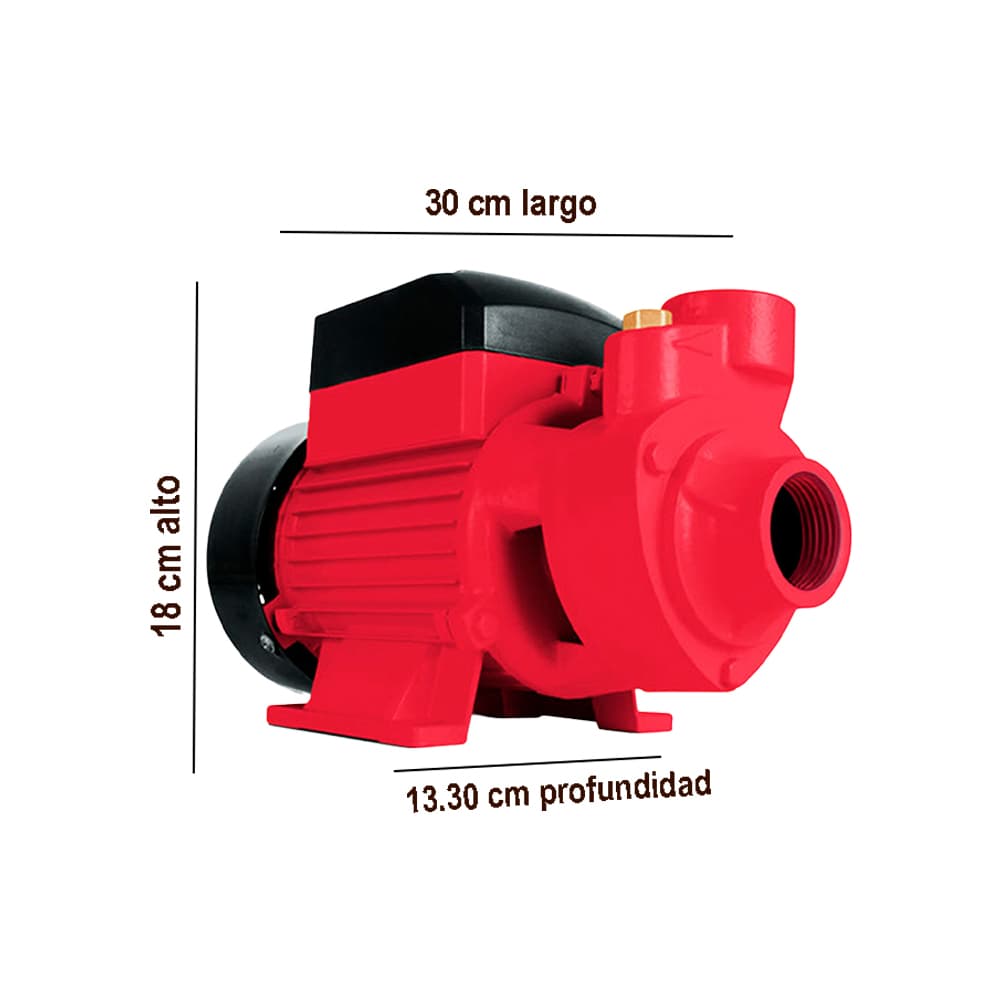 Bomba de agua periférica de 3/4 HP / 1" x 1" Dallkey DWPP_QB70 - Miniatura 4