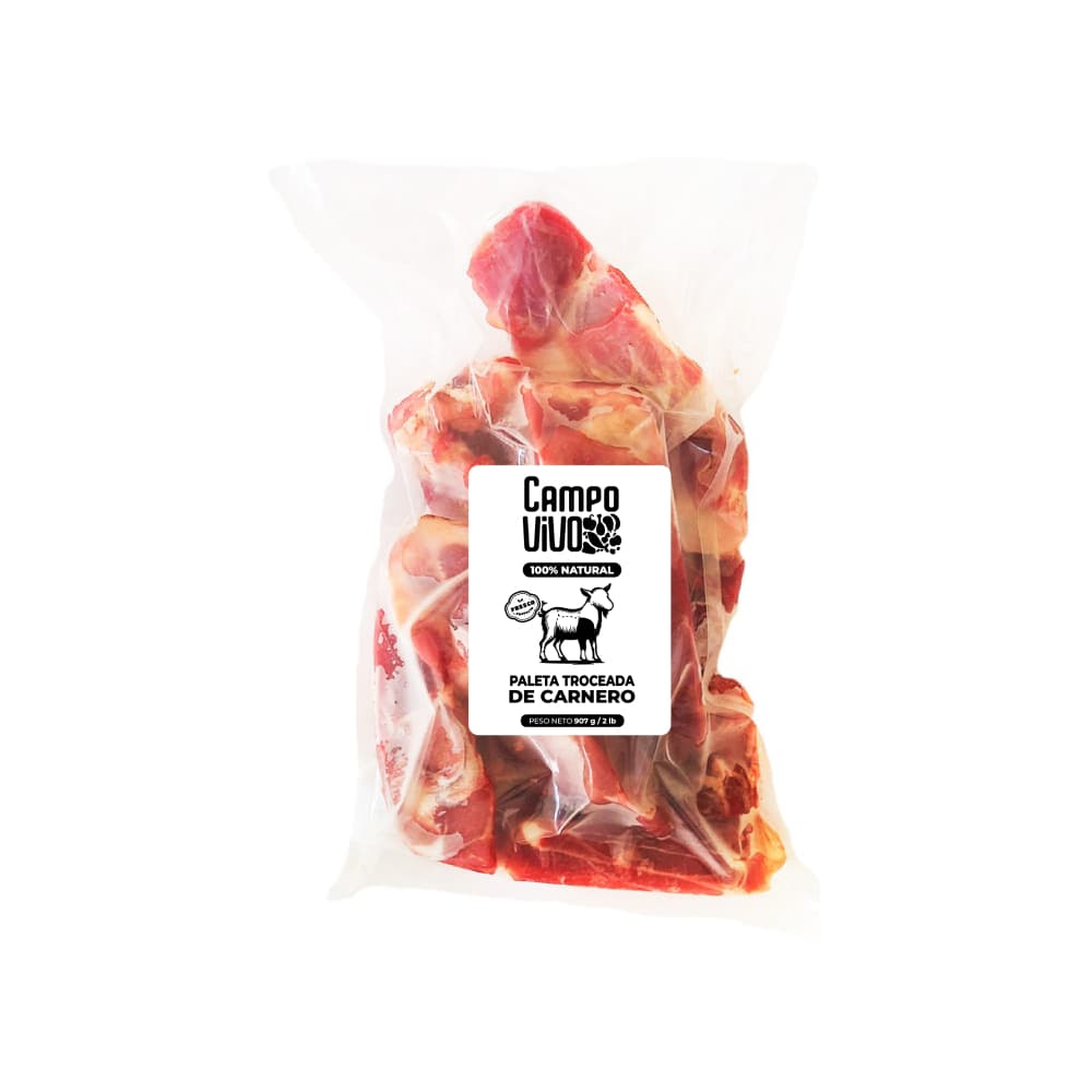 Paleta troceada de carnero Campo Vivo (907 g / 2 lb) - Miniatura 1