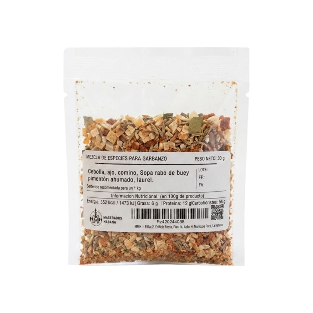 Mezcla de especias para garbanzos Macerados Habana (30 g / 1.06 oz) - Miniatura 1
