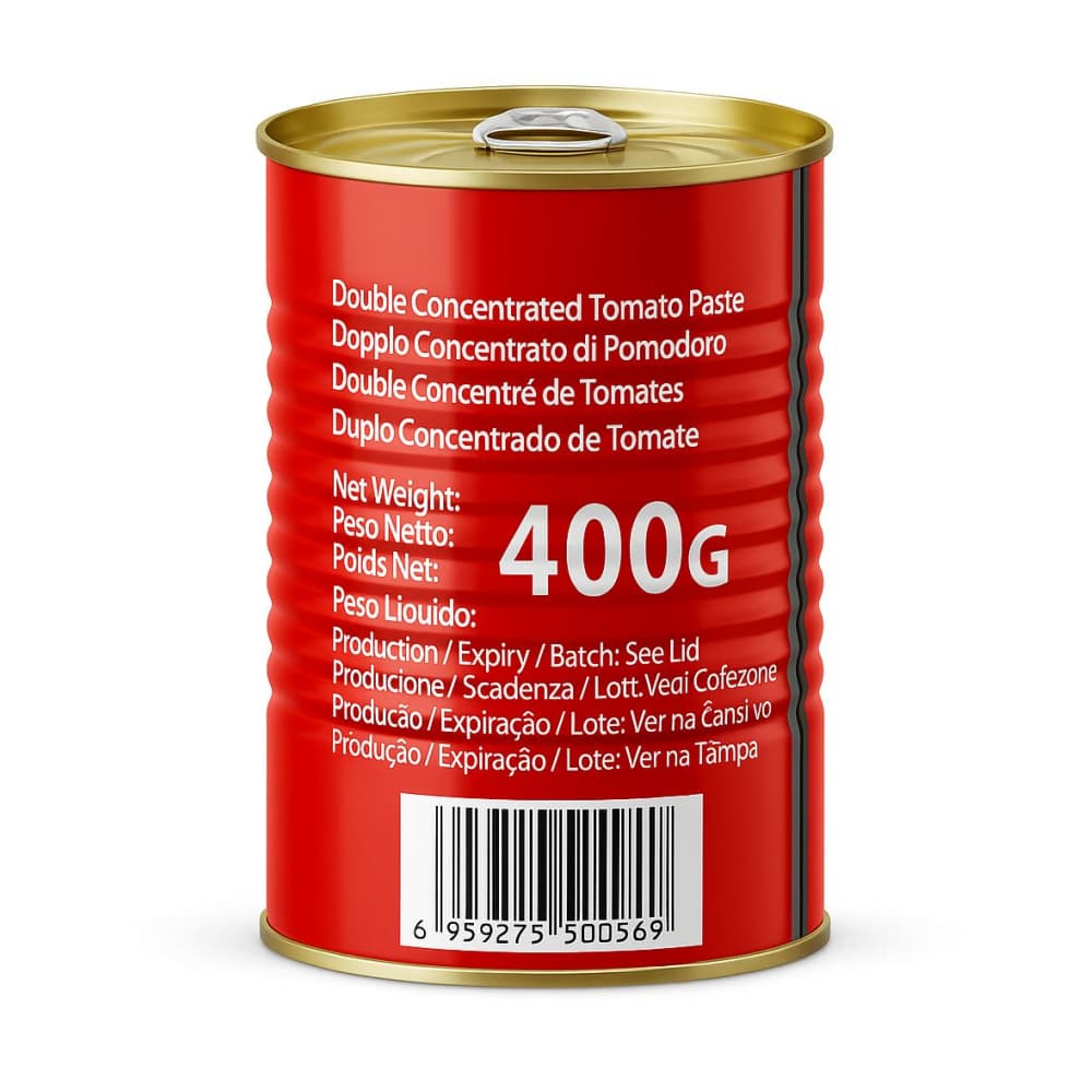 Pasta de tomate doble concentrado Fine Tom (400 g / 14.10 oz) - Miniatura 2