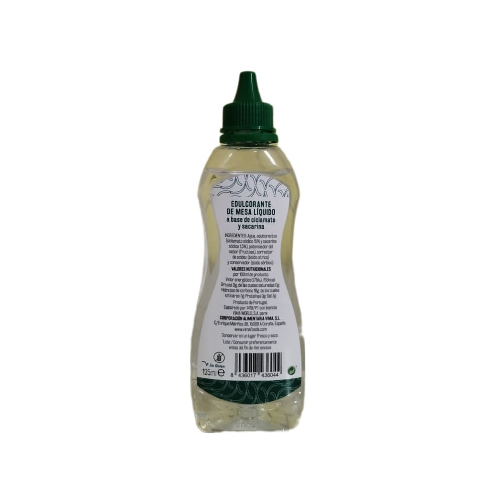 Edulcorante líquido Vima Foods (125 ml) - Miniatura 4