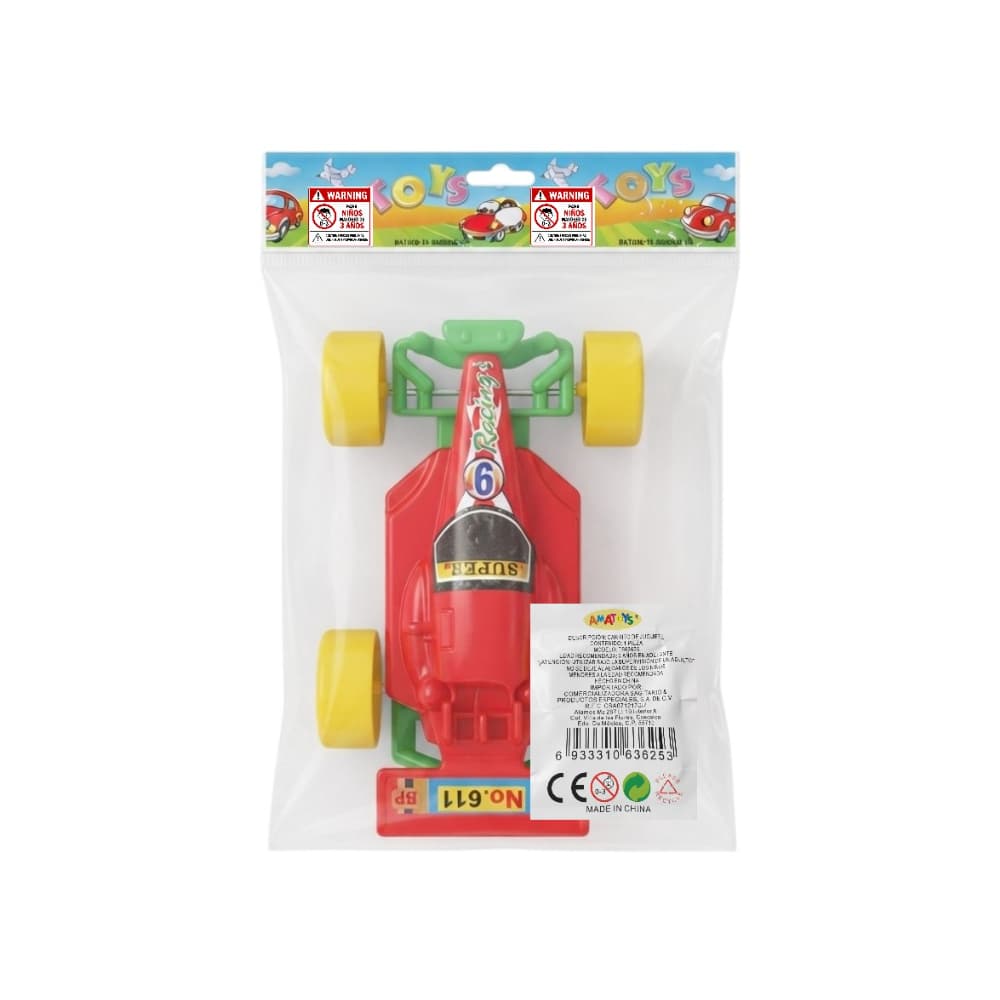 Carro de carrera de juguete por fricción Fórmula 1 Amatoys - Miniatura 3